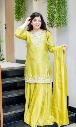 BE 437 PARTY WEAR KURTA PLAZZO PAIR AT BEST PRICEBE 437 PARTY WEAR KURTA PLAZZO PAIR AT BEST PRICE