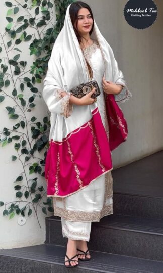 MEHBOOB TEX 1830 D WHITE PAKISTANI SUITS ONLINE SHOPPINGMEHBOOB TEX 1830 D WHITE PAKISTANI SUITS ONLINE SHOPPING