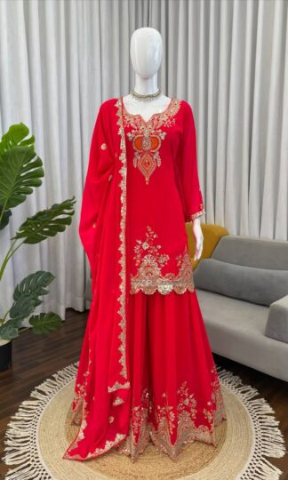 KD 1542 ORANGE SHARARA SUITS FOR ONLINE WHOLESALEKD 1542 ORANGE SHARARA SUITS FOR ONLINE WHOLESALE