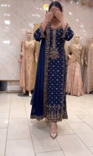 KF 1714 PAKISTANI 3 PIECE EID OUTFIT IN INDIAKF 1714 PAKISTANI SUITS MANUFACTURING IN SURAT (3)