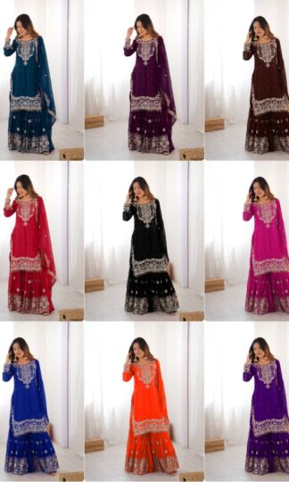 SP CREATION SP 26 SHARARA SUITS WHOLESALE IN SURATSP 26 SHARARA SUITS WHOLESALE IN SURAT