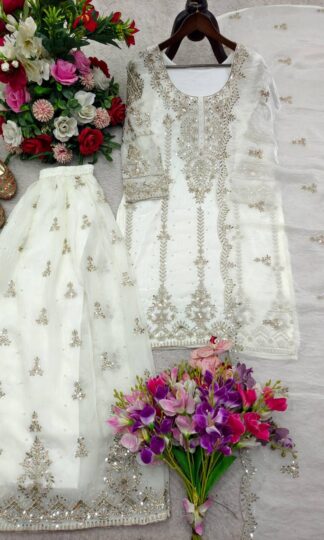 WW 6008 WHITE LATEST COLLECTION SHARARA SUITS WITH PRICEWW 6008 WHITE LATEST COLLECTION SHARARA SUITS WITH PRICE