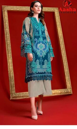 AASHA DESIGNER 1198 PAKISTANI COTTON SUITS AT BEST PRICEAASHA DESIGNER 1198 PAKISTANI COTTON SUITS AT BEST PRICE