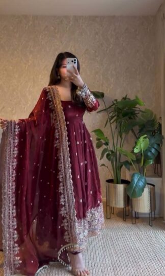 JF 033 GEORGETTE ANARKALI GOWN PARTY WEAR FOR ONLINE WHOLESALEJF 033 GEORGETTE ANARKALI GOWN PARTY WEAR FOR ONLINE WHOLESALE
