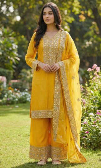 JF 040 PARTY WEAR PALAZZO SUIT WITH DIAMOND WORK FOR WOMENJF 040 PARTY WEAR PALAZZO SUIT WITH DIAMOND WORK FOR WOMEN