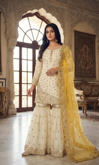 JF 041 LUXURY PARTY WEAR TOP PLAZZO WITH DUPATTAJF 041 LUXURY PARTY WEAR TOP PLAZZO WITH DUPATTA