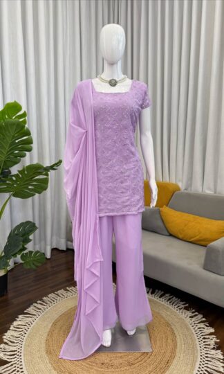 KD 1543 TRENDY EMBROIDERED TOP & BOOT CUT PENT DUPATTA SET FOR WOMENKD 1543 TRENDY EMBROIDERED TOP & BOOT CUT PENT DUPATTA SET FOR WOMEN