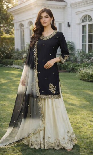 JL 1041 DESIGNER TOP PLAZZO WITH DUPATTA SET FOR WOMENJL 1041 DESIGNER TOP PLAZZO WITH DUPATTA SET FOR WOMEN