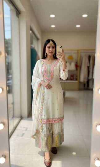 LC 1454 WHITE PAKISTANI SUITS LATEST COLLECTIONLC 1454 WHITE PAKISTANI SUITS LATEST COLLECTION
