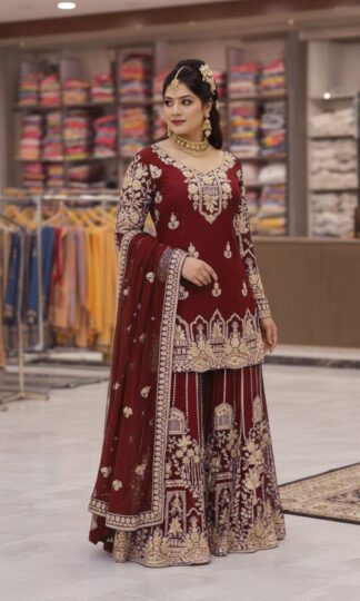 LC 1458 PAKISTANI SHARARA SUITS FOR FESTIVALSLC 1458 PAKISTANI SHARARA SUITS FOR FESTIVALS