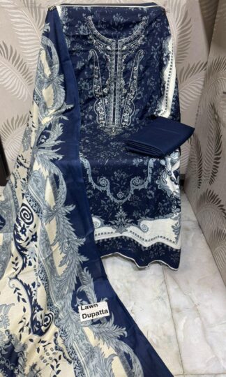 THE LIBAS COLLECTION EXCLUSIVE EMBROIDERED COLLECTION DRESS MATERIALTHE LIBAS COLLECTION EXCLUSIVE EMBROIDERED COLLECTION DRESS MATERIAL