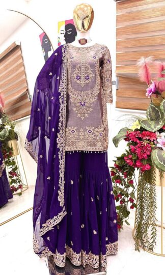 ZC 8012 PAKISTANI TOP PLAZZO WITH DUPATTA SETZC 8012 PAKISTANI TOP PLAZZO WITH DUPATTA SET