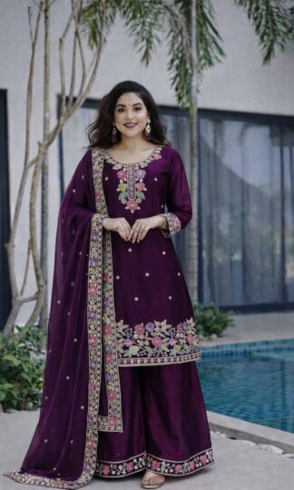 ZC 8012 PARTY WEAR TOP PALZZO SUITS WITH DUPATTAZC 8012 PARTY WEAR TOP PALZZO SUITS WITH DUPATTA