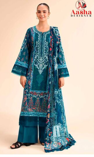 AASHA DESIGNER 1209 A DESIGNER PAKISTANI SUITS WHOLESALE IN SURATAASHA DESIGNER 1209 A DESIGNER PAKISTANI SUITS WHOLESALE IN SURAT
