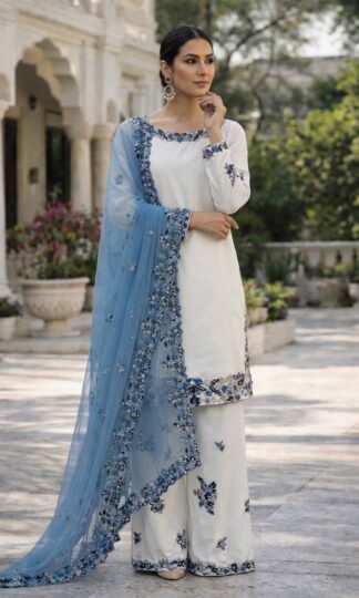 DHK 1391 LATEST DESIGNER TOP PLAZZO & DUPATTADHK 1391 LATEST DESIGNER TOP PLAZZO & DUPATTA