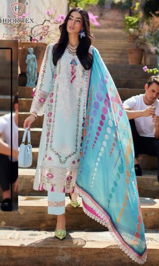 HOOR TEX H 327 PAKISTANI SUITS IN SINGLE PIECEHOOR TEX H 327 PAKISTANI SUITS IN SINGLE PIECE
