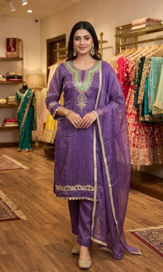 LG 2078 PURPLE MIRROR WORK KURTIS COLLECTIONLG 2078 PURPLE MIRROR WORK KURTIS COLLECTION