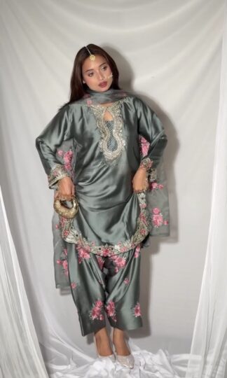 MD 3081 SLATE GREY DESIGNER HEAVY FARSHI SALWAR 2026 COLLECTIONMD 3081 SLATE GREY DESIGNER HEAVY FARSHI SALWAR 2026 COLLECTION