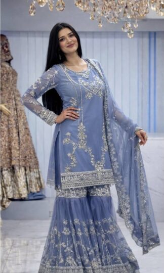 JD 641 WEDDING KURTI WITH SHARARA SET FOR WOMENJD 641 WEDDING KURTI WITH SHARARA SET FOR WOMEN