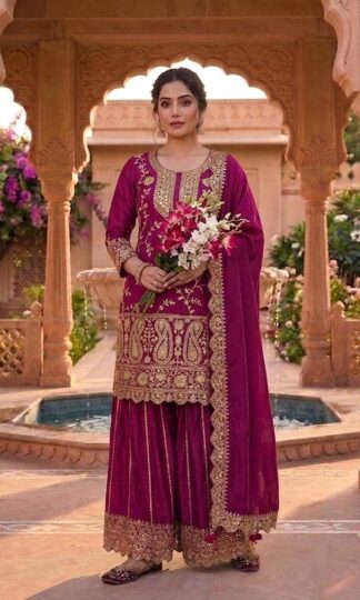 MD 3074 WEDDING WEAR SHARARA SUITS SURAT SUPPLIERMD 3074 WEDDING WEAR SHARARA SUITS SURAT SUPPLIER