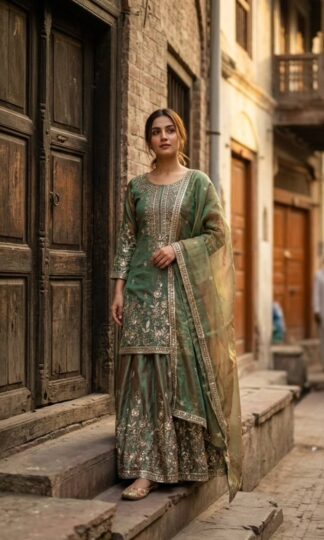 FD 8062 EMROIDERED PAKISTANI SHARARA WITH DUPATTA ONLINEFD 8062 EMROIDERED PAKISTANI SHARARA WITH DUPATTA ONLINE