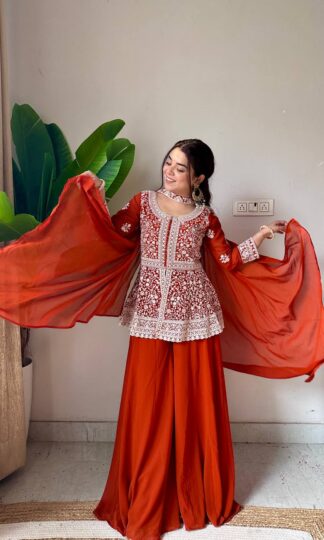 LOOMEERA LM 14 TOP WITH PLAZZO PAIR WHOLESALELOOMEERA LM 14 TOP WITH PLAZZO PAIR WHOLESALE