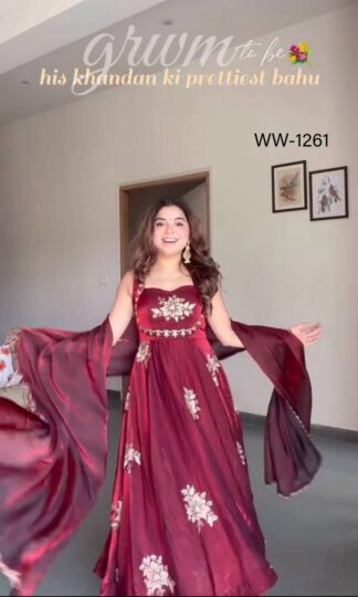 WW 1261 READY TO WEAR PAKISTANI GOWN ONLINE WHOLESALEWW 1261 READY TO WEAR PAKISTANI GOWN ONLINE WHOLESALE
