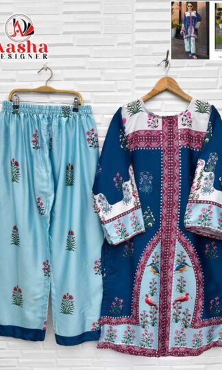 AASHA DESIGNER TURKISH CORD SET FOR LADIESAASHA DESIGNER TURKISH CORD SET FOR LADIES