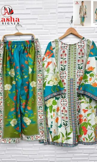 AASHA DESIGNER TURKISH CORD SET IN SINGLE PIECEAASHA DESIGNER TURKISH CORD SET IN SINGLE PIECE