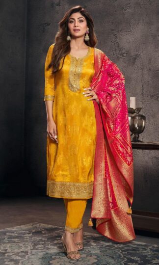 MURTI HALDI WEDDING BANARASI SALWAR SUITS WHOLESALEMURTI HALDI WEDDING BANARASI SALWAR SUITS WHOLESALE