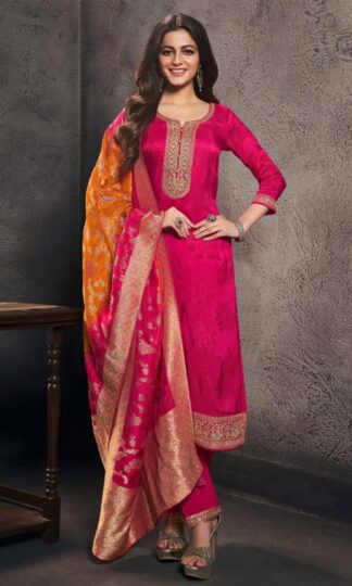 MURTI PINK BANARASI SALWAR SUITS ONLINE IN INDIAMURTI PINK BANARASI SALWAR SUITS ONLINE IN INDIA