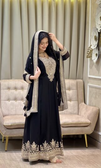 AC 7099 EMBROIDERY SEQUENCE WORK GOWN & DUPATTA SET ONLINEAC 7099 EMBROIDERY SEQUENCE WORK GOWN & DUPATTA SET ONLINE