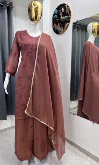 AC 7105 PAKISTANI TOP PLAZZO WITH DUPATTA SUIT SURAT WHOLESALEAC 7105 PAKISTANI TOP PLAZZO WITH DUPATTA SUIT SURAT WHOLESALE