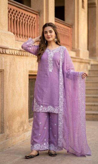 DHANI BOUTIQUE DB 41 DESIGNER HEAVY MAL CHANDERI TOP PLAZZO & DUPATTA SETDHANI BOUTIQUE DB 41 DESIGNER HEAVY MAL CHANDERI TOP PLAZZO & DUPATTA SET