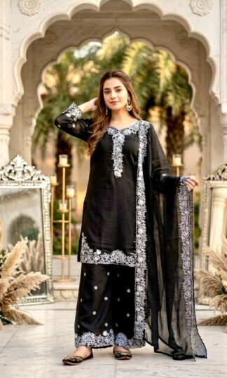 DHANI BOUTIQUE DB 41 PAKISTANI HEAVY MAL CHANDERI TOP PLAZZO SUITS ONLINEDHANI BOUTIQUE DB 41 PAKISTANI HEAVY MAL CHANDERI TOP PLAZZO SUITS ONLINE