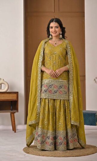 MD 3092 YELLOW PAKISTANI SHARARA PLAZZO SUITS ONLINE SHOPPINGMD 3092 YELLOW PAKISTANI SHARARA PLAZZO SUITS ONLINE SHOPPING