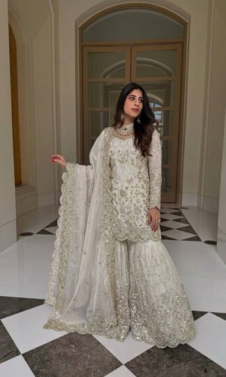 SR 1712 PAKISTANI SHARARA SUIT WITH DUPATTA SET WOMENSR 1712 PAKISTANI SHARARA SUIT WITH DUPATTA SET WOMEN