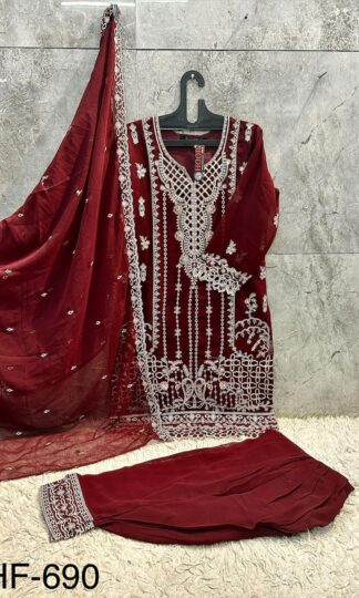 HOOR TEX HF 690 C PAKISTANI KURTI ONLINE SHOPPINGHOOR TEX HF 690 C PAKISTANI KURTI ONLINE SHOPPING