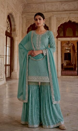 HK 1527 EMBROIDERY PARTY WAER SHARARA SET ONLINEHK 1527 EMBROIDERY PARTY WAER SHARARA SET ONLINE