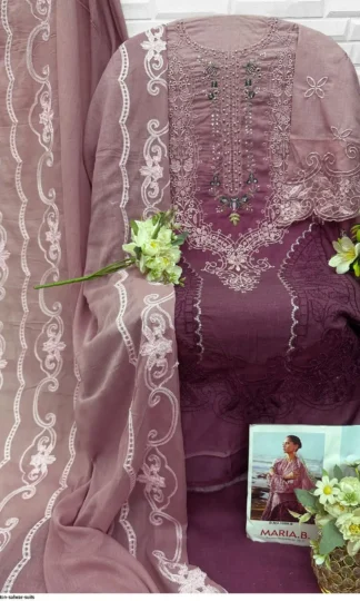 FLORENT 1089  MARIA B PREMIUM EMBROIDERED 25-2 PAKISTANI SUITSFLORENT 1089 MARIA B PREMIUM EMBROIDERED 25-2 PAKISTANI SUITS
