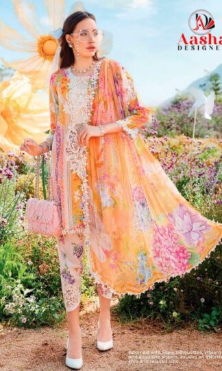 AASHA DESIGNER 1153 A PAKISTANI SUITS ONLINE WHOLESALEAASHA DESIGNER 1153 A PAKISTANI SUITS ONLINE WHOLESALE