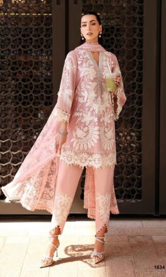 DEEPSY 1834 MARIA B PREMIUM EMBROIDERED 4 PAKISTANI SUITS ONLINEDEEPSY 1834 MARIA B COTTON PAKISTANI SUITS ONLINE