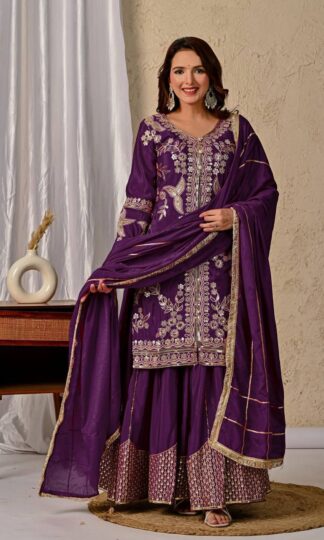 MD 3055 DESIGNER SHARARA SUITS AT BEST PRICE COLLECTIONMD 3055 DESIGNER SHARARA SUITS AT BEST PRICE COLLECTION 