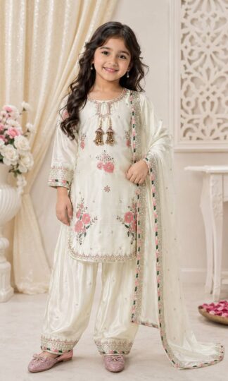 RRK 013 PAKISTANI TOP SUITS FOR KIDS WEARRRK 013 PAKISTANI TOP SUITS FOR KIDS WEAR