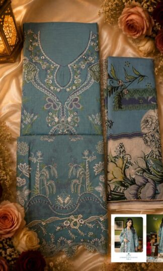 SHREE FABS 4461 JADE LE PREMIUM LAWN COLLECTION VOL 2 PAKISTANI SUITS WHOLESALESHREE FABS 4461 JADE LE PREMIUM LAWN COLLECTION VOL 2 PAKISTANI SUITS WHOLESALE (4)