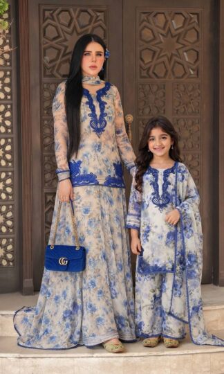 SRK 5352 DESIGNER FARSHI SALWAR MOTHER-DAUGHTER SET ONLINESRK 5352 DESIGNER FARSHI SALWAR MOTHER-DAUGHTER SET ONLINE