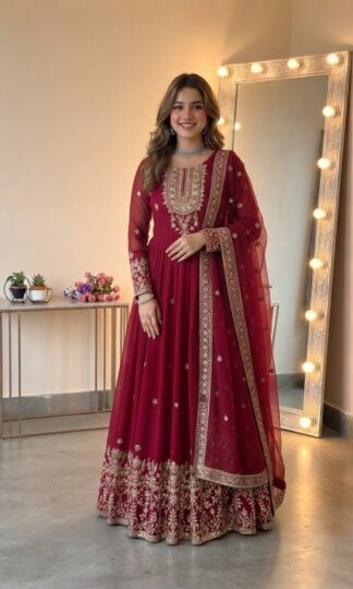 SSR 546 EMBROIDERY WORK ANARKALI GOWN COLLECTION 2026SSR 546 EMBROIDERY WORK ANARKALI GOWN COLLECTION 2026