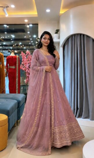 SSR 547 HEAVY EMBROIDERY ANARKALI GOWN FOR WOMENSSR 547 HEAVY EMBROIDERY ANARKALI GOWN FOR WOMEN