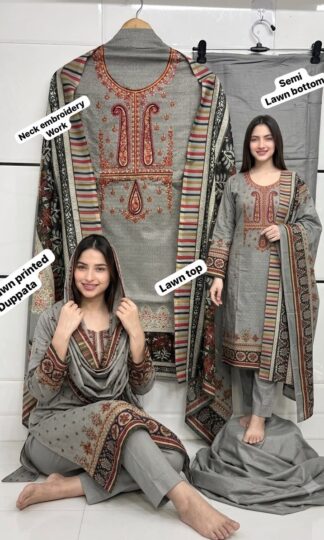 THE LIBAS COLLECTION LAWN EMBROIDERED PAKISTANI SUITS SURATTHE LIBAS COLLECTION LAWN EMBROIDERED PAKISTANI SUITS SURAT