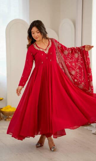 ZF 5025 READYMADE KHATLI WORK ANARAKALI GOWN ONLINEZF 5025 READYMADE KHATLI WORK ANARAKALI GOWN ONLINE